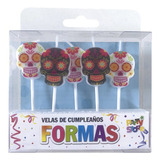 Velas Formas - Set Calacas X 5 Unidades