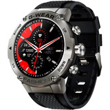 Relógio Smartwatch Masculino Sport G Wear Militar Prata