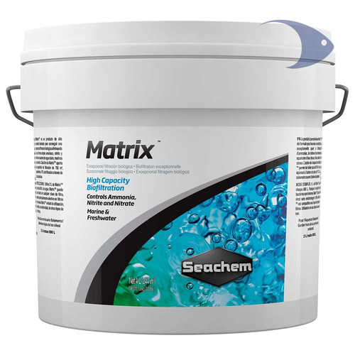 Material Filtrante Matrix Seachem Bacteria Filtro Peces 4 Lt