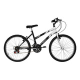 Bicicleta Bike Adulto Aro 24 Feminina Ultra Bike Preto Fosco