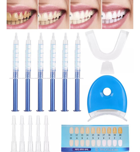 Kit De Blanqueamiento Dental Ortesis Luz Fría Dental 16pcs