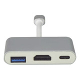 Adaptador Multipuerto Usb-c 3.1 A Hdmi 4k / Usb 3.0 /usb  C