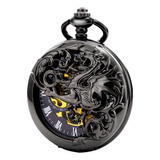 Treeweto Reloj De Bolsillo Mecanico Antiguo Para Hombre, Dis