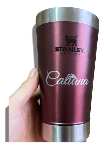 Copo Stanley  Com Tampa - Personalizado Vinho Original