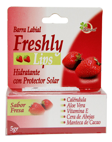 Freshlylips Fresa Barra Labial X 5 Gr