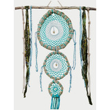 Atrapasueños Grande Cabecera Deco Boho Gipsy Verde