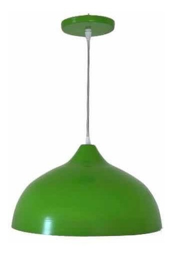 Lámpara Colgante Vintage Minimalista Gota Verde Limón