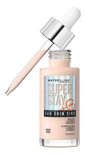 Base Super Stay 24 Horas Skin Tint Con Vitamina C Tono 102