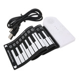 Piano Con Teclado Eléctrico Portátil, 49 Teclas, Plegable, U