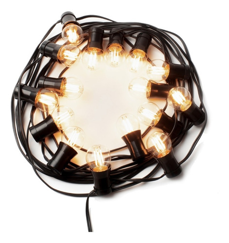 * 5 M Guirnalda Led Simil Filamento 4w Retro Vintage Cálidas