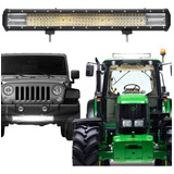 Barra Led Milha 576w 65cm Agrícola Off Road 4x4 Jeep Trator