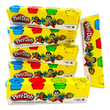 Plastilinas Play Doh Moldeable Paquete 4 Frascos Colores
