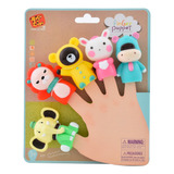 Titeres De Dedo X5 Infantil Animalitos Agua Finger Puppet Ed