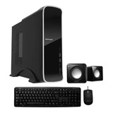 Gabinete Pc Kit Kelyx Lc727-08a Slim Negro 500w Almagro