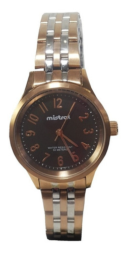 Reloj Analogico Mistral Combinado Dama Lmi-5175r-01 Newmar