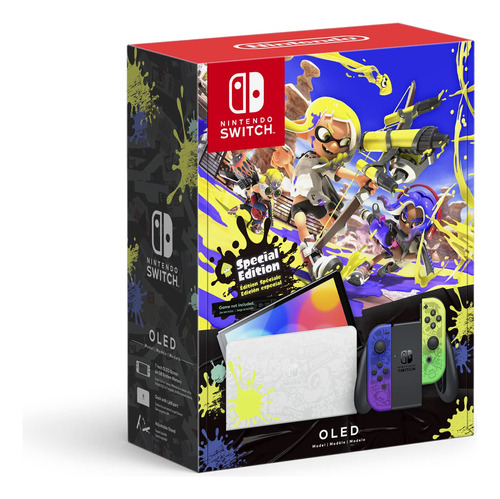 Nintendo Switch Oled Modelo Splatoon 3 Edición Especial