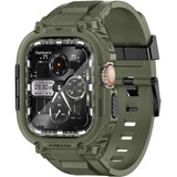 Malla Y Funda P/ Apple Watch Ultra 2/1 49mm Verde A