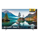 Sharp Pantalla 65  4k Uhd Smart Tv Msi 