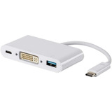 Adaptador Dvi Multipuerto Usb-c De La Serie Monoprice Select