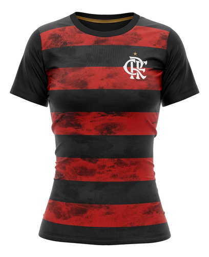 Camisa Flamengo Feminina Personalizada Nome E Número Oficial