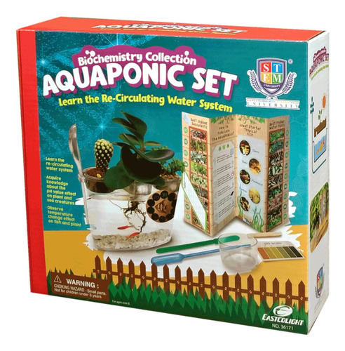 Juego Acuapónico Set Acuario Mini Original Niños Niñas Nuevo