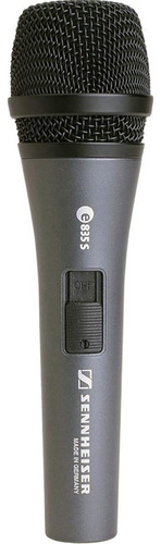 Sennheiser E835-s Micrófono Vocal Cardioide Con Switch On