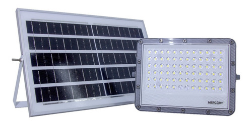 Reflector Solar Led 100w Potente Luz Blanca  Ip65 Litio 