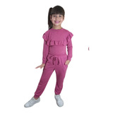 Conjunto De Frio Infantil Menina Agasalho Feminino Inverno