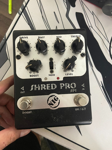 Pedal Nig Shred Pro Sp1 (drive+ Boost)