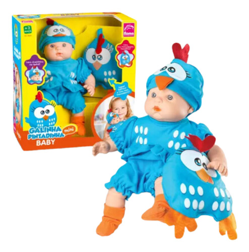 Roma Brinquedos Bebê Galinha Pintadinha Mini 5604