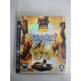 Saints Row 2 Ps3 Mídia Física Original C/ Manual Black Label