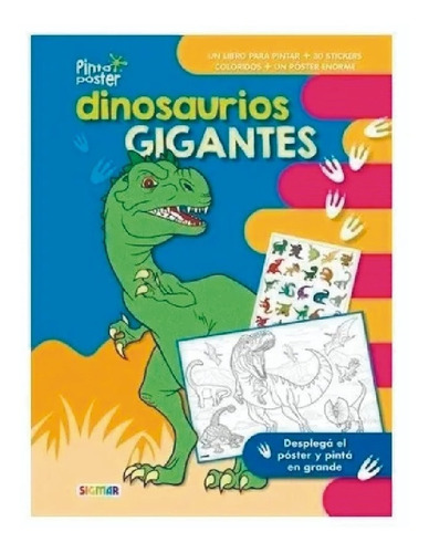 Libro Infantil Pinto Poster Para Colorear Sigmar Pintar Niño