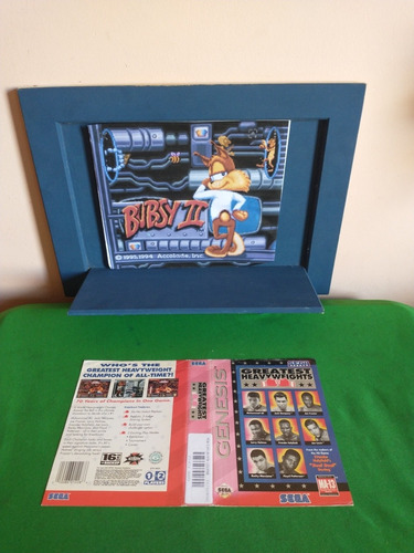 Sega Genesis Greatest Heavyweights Encarte Original