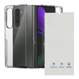 Funda Estuche Transparente + Protector Para Samsung Z Fold 5