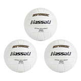 Combo Por 3 Pelotas Voley Nassau Attack Volley Profesional