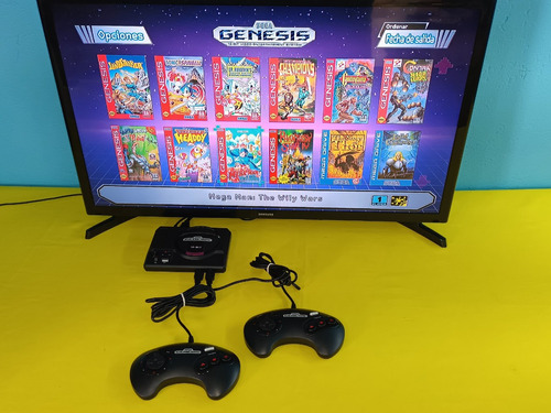 Consola Mini Sega Genesis Con2 Controles 42 Juegos Completa 