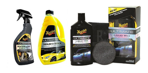 Meguiars Kit Rines, Lavado Y Encerado G-1016, Shampoo, Cera