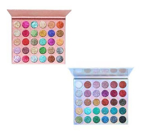 Paleta De Sombras Glitter Prensado Lemtosh 28 Tonos Profesio