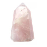 Pontas Cristal Gerador Quartzo Rosa 7cm