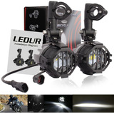 Kit De Luces Auxiliares Ledur, Para Motocicleta, Led, 40 W