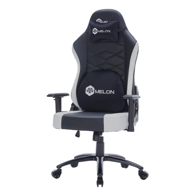 Silla Butaca Gamer Melon Xpro Lite Oficina Reclinable Negro\u002Fblanco Cuero Sintético | Envío gratis