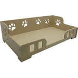 Cama Caminha Sofá Casinha Para Pet Cachorro Dog Gato Mdf