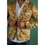 Saco Moderno Hombre Premium Dorado