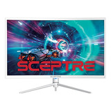 Sceptre 27  Nebulosa Curva Blanca Qhd 2k Monitor 2560 X 1440