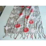 Chalina Pashmina 160 X 55 Cm,ver Fotos,impecable,india Style