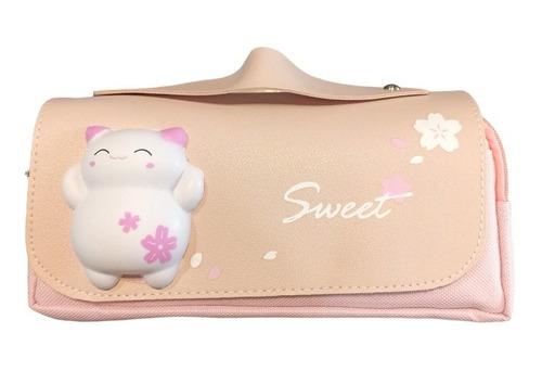 Estuche De Lapices Escolar Niñas Kawaii 