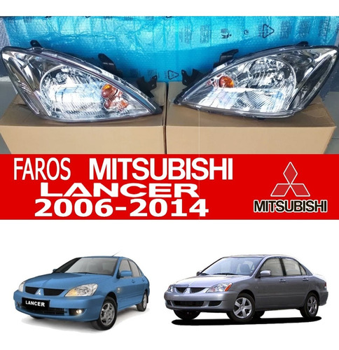 Faro Izquierdo Mitsubishi Lancer Touring Glx 2006-2013  Foto 3