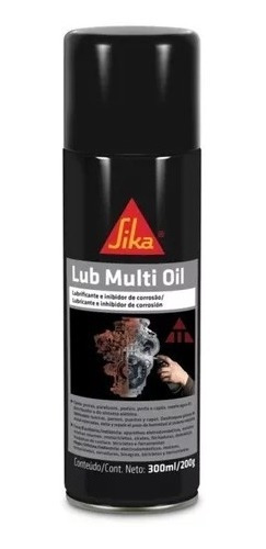 Sika Lub Multi Oil Lubricante En Aerosol Antioxidante 300ml