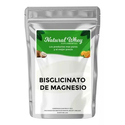 Bisglicinato Magnesio Natural Whey Quelado Sin Sabor 500g Vegano | Envío gratis