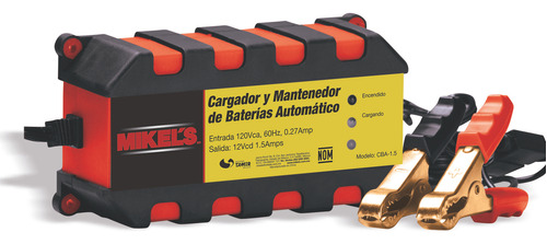 Cargador De Baterias Automático 1.5 Amp Mikels Cba- Cba-1.5